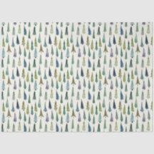 Funky Christmas Trees (Niedliche Illustrierte Kuns