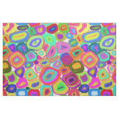 Funky Circles Modernes, Abstrakt gestrichenes Auss Stoff (Fat Quarter (45,7 x 55,9 cm))