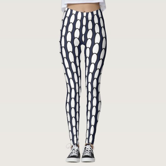 Funky Circles Spots Power-Leggings Leggings (Vorderseite)