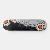Funky Circular Pattern Skateboard (Horizontal)