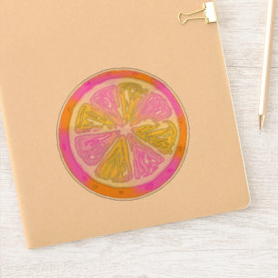 Funky Citrus Aufkleber