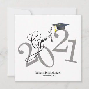 Funky Class of 2021 Abschluss Einladung