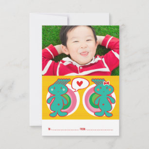 Funky Classroom Kid Valentine's Day Einladung