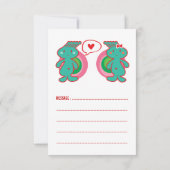 Funky Classroom Kid Valentine's Day Einladung (Rückseite)