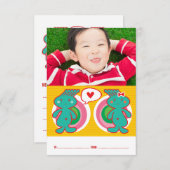 Funky Classroom Kid Valentine's Day Einladung (Vorne/Hinten)