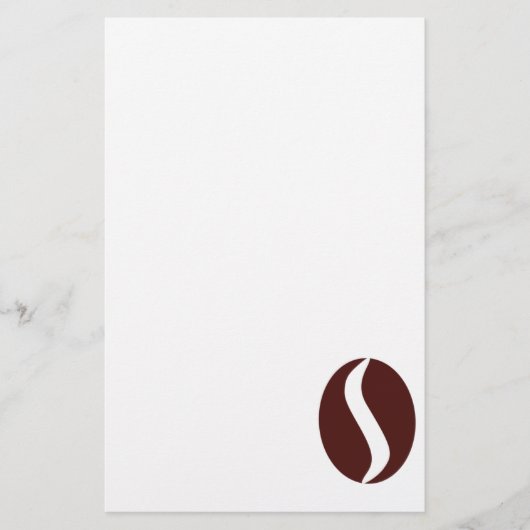 Funky Coffee Bean Briefpapier (Vorderseite)