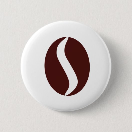 Funky Coffee Bean Button (Vorderseite)