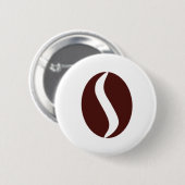 Funky Coffee Bean Button (Vorne & Hinten)
