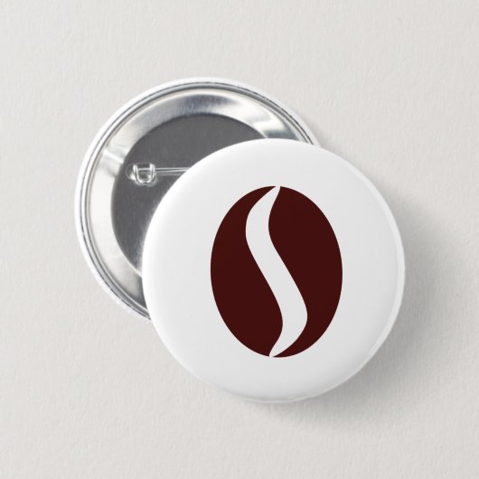 Funky Coffee Bean Button (Vorne & Hinten)