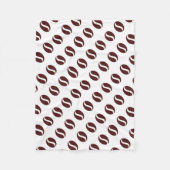 Funky Coffee Bean Fleecedecke (Vorderseite)