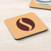 Funky Coffee Bean Getränkeuntersetzer (Linke Seite)