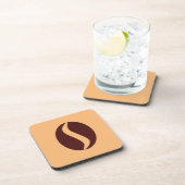 Funky Coffee Bean Getränkeuntersetzer (Rechte Seite)