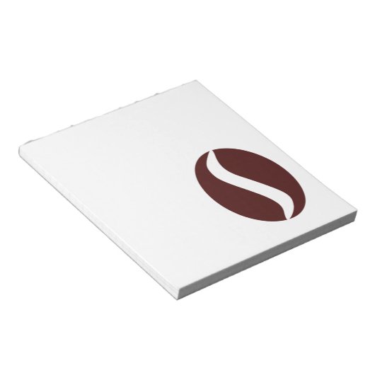 Funky Coffee Bean Notizblock (angewinkelt)
