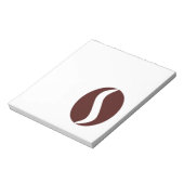 Funky Coffee Bean Notizblock (Rotiert)