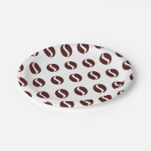 Funky Coffee Bean Pappteller (Schrägansicht)