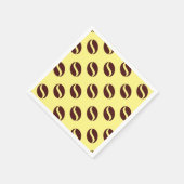 Funky Coffee Bean Serviette (Ecke)