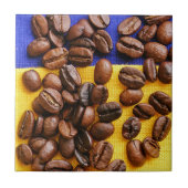 Funky Coffee Lover Boans Textur Fliese (Vorderseite)