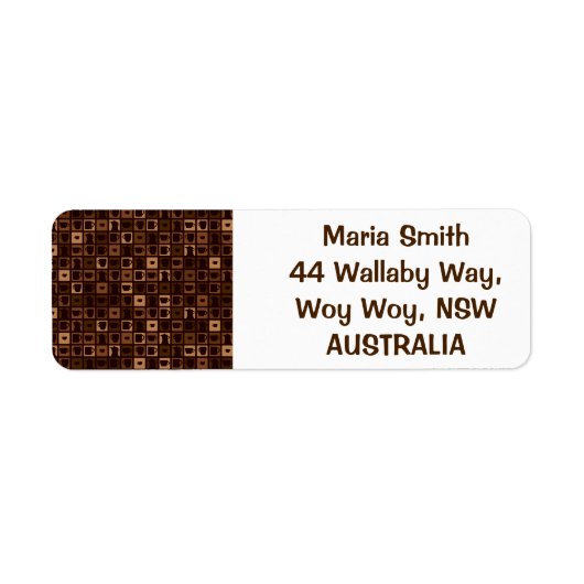 Funky coffee mosaic (Vorne)