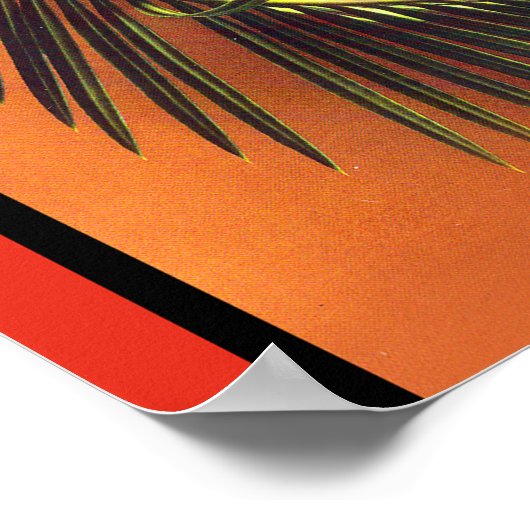 Funky Collage Poster Print 14" x 17" (Ecke)