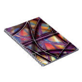 Funky Color Lines Notizblock (Rechte Seite)