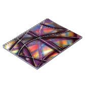 Funky Color Lines Notizblock (Linke Seite)