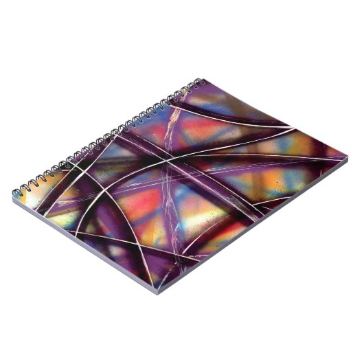 Funky Color Lines Notizblock (Linke Seite)