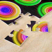 Funky Colorful 3D Circles Puzzle (Seite)