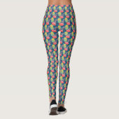 Funky Colorful Abstrakt Leggings (Rückseite)