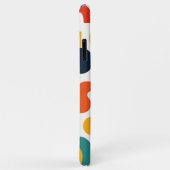 Funky Colorful Amorphes Formen Art Pattern Case-Mate iPhone Hülle (Hinten/Rechts)