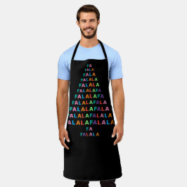 Funky Colorful Fun FA LA LA Feiertagssaison Schürze