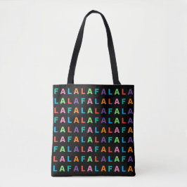 Funky Colorful Fun FA LA LA Feiertagssaison Tasche