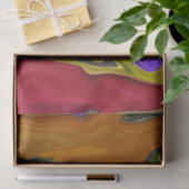 Funky Colorful Liquide Wave Seidenpapier (Geschenk)