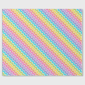 Funky Colorful Pattern Geschenkpapier (Flach)