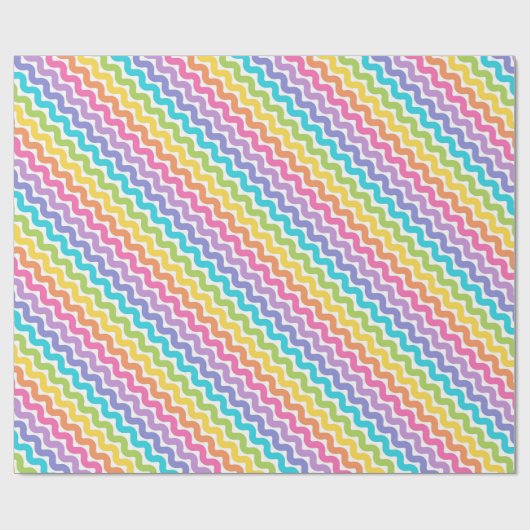 Funky Colorful Pattern Geschenkpapier (Flach)