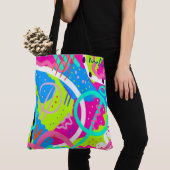 Funky Colorful Pop Art Tasche (Von Nahem)