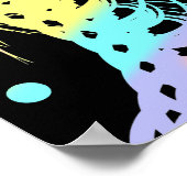 Funky Colorful Poster (Ecke)