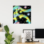 Funky Colorful Poster (Heimbüro)