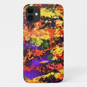Funky Colorful Rainbow Abstrakt Splash Paint Art Case-Mate iPhone Hülle
