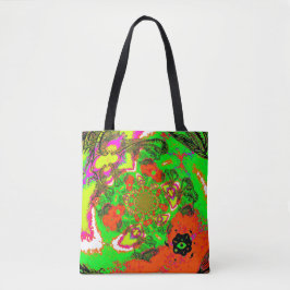 Funky Colorful Spiral Tasche