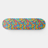 Funky Colors Abstrakt Skateboard (Horizontal)