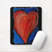 Funky cooles künstlerisches Herz - romantisches Mousepad (Mit Mouse)