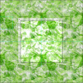 Funky Cooles modernes Polygon-Mosaikmuster Stoff (Kachel)