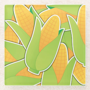 Funky corn glasuntersetzer