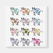 Funky Cows Magnet (Vorne)