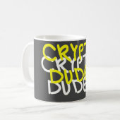 Funky Crypto Typ Energy Power Signing Kaffeetasse (Vorderseite Links)
