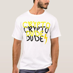 Funky Crypto Typ Energy Power Signing T-Shirt
