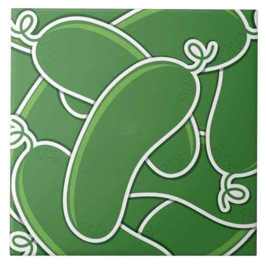 Funky cucumber fliese (Vorderseite)