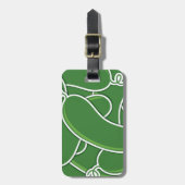 Funky cucumber gepäckanhänger (Vorderseite vertikal)