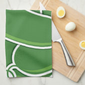 Funky cucumber küchentuch (Viertel Falte)