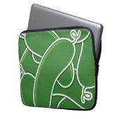 Funky cucumber laptopschutzhülle (Vorderseite Links)